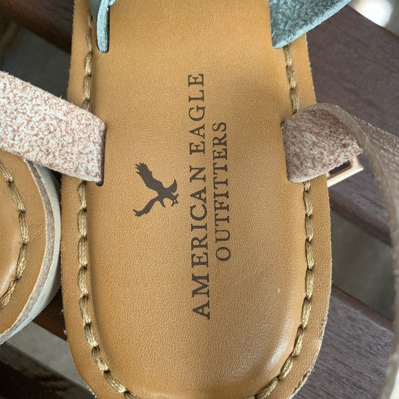 8. American Eagle Strappy Wrap Sandals - Picture 8 of 9